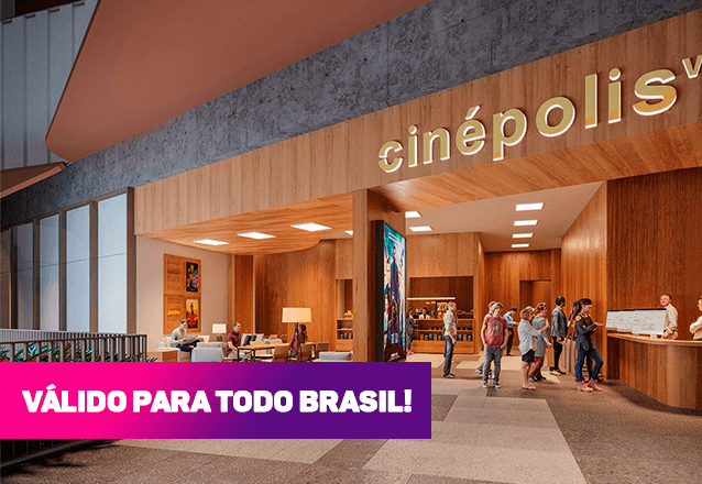 Cinépolis Brasil - Válido para todo o Brasil! Ingresso Inteira Cinema Sala 2D ou 3D 