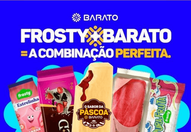 Sorvetes Frosty - Linha Picolé Especial ou Paleta Frosty, a partir de R$1,99!