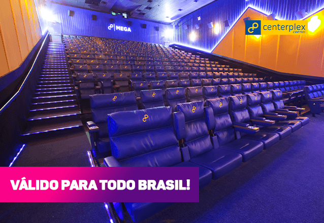 Centerplex Brasil - Ingresso Inteira Cinema Sala Tradicional 2D por apenas R$11,90!