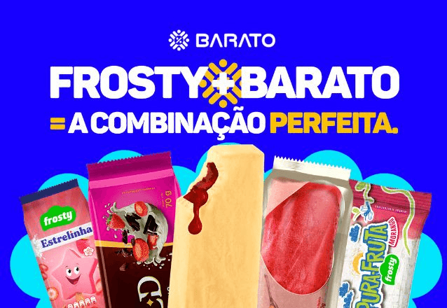 Sorvetes Frosty - Especial (s/ pistache) de R$6,49 por apenas R$4,91! 